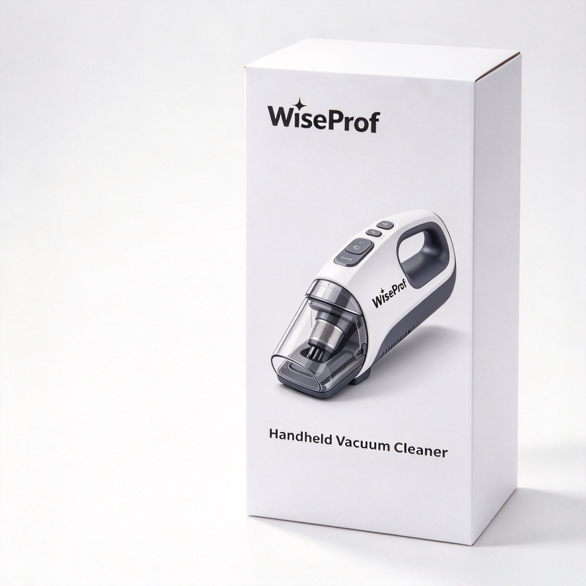 WiseProf Handheld Vacuum Cleaner, Cordless Portable Hand Vacuum for Home Car, Rechargeable Hand Vac with Strong Suction for Dust Pet Hair Debris