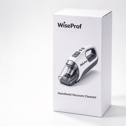 WiseProf Handheld Vacuum Cleaner, Cordless Portable Hand Vacuum for Home Car, Rechargeable Hand Vac with Strong Suction for Dust Pet Hair Debris