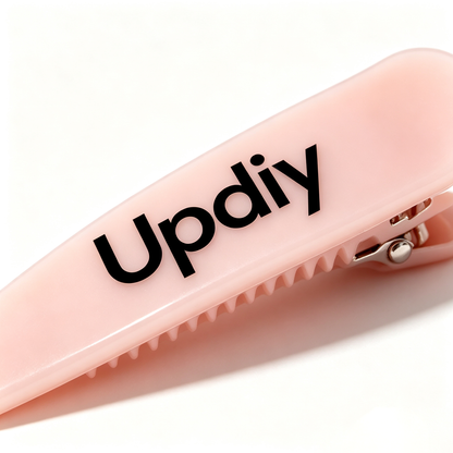 Updiy Alligator Hair Clips, Non Slip Teeth Hair Barrettes for Women, Styling Sectioning Hair Clips for Salon & Daily Hairstyle, 3 Pack
