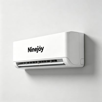 Ninejoy Wall Mounted Split Inverter Air Conditioner, Cooling & Heating 2-in-1 Quiet Energy Saving Self-Clean Indoor AC Unit for Bedroom Apartment Living Room Home Use