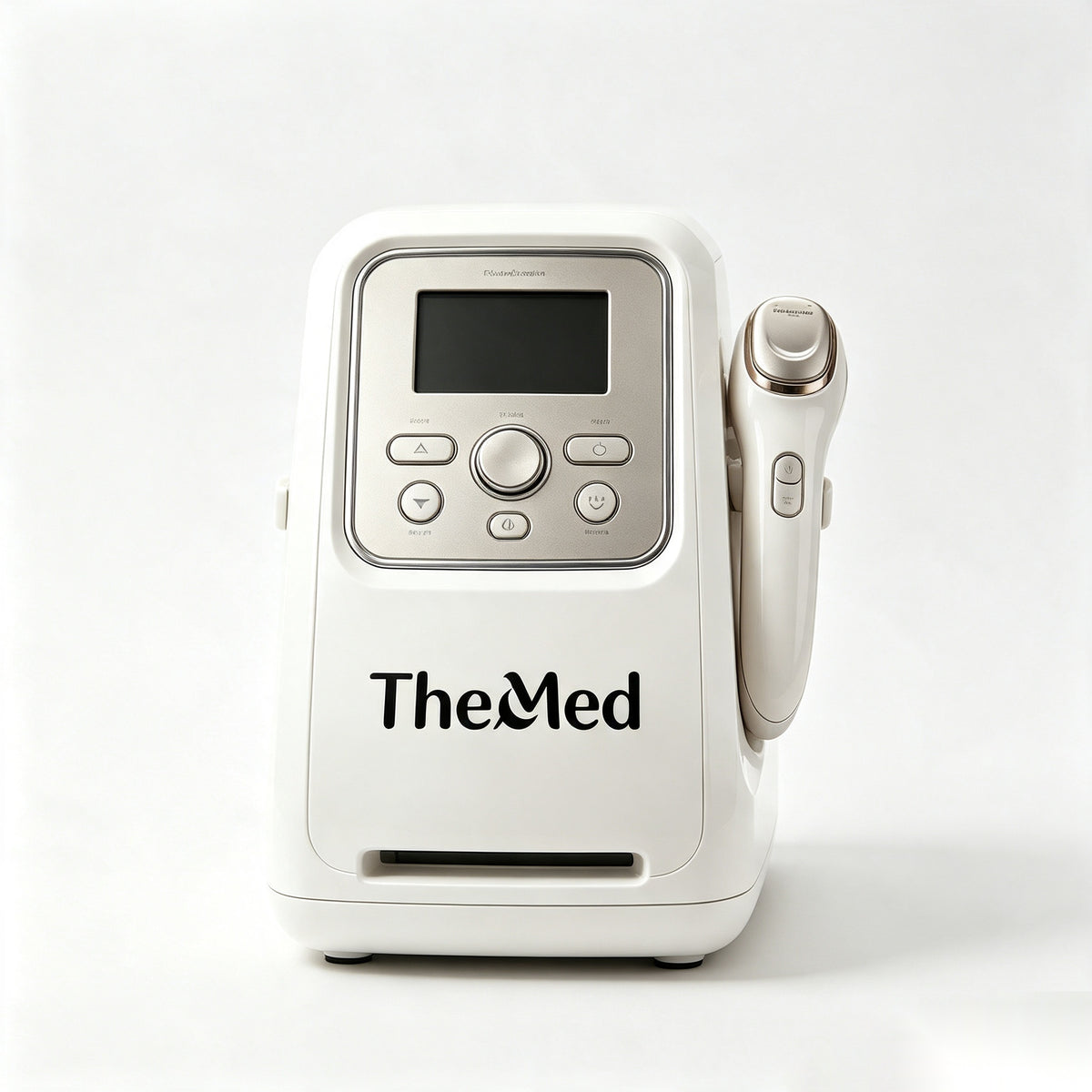 TheMed Multifunctional At-Home Facial Beauty Machine, Professional-Grade Skin Tightening Device with LCD Control Panel, Handheld Detachable Skincare Wand for Full-Customized Daily Home Facial Treatments