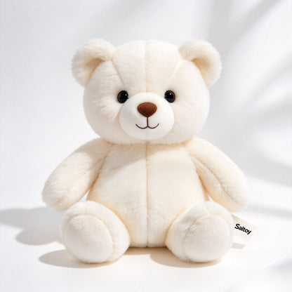 Saltoy Teddy Bear Plush Toy, Soft Stuffed Animal Bear Doll, Cuddly Hugging Plush Companion for Kids and Adults, Ideal Home Decor and Gift Option