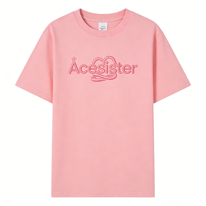 Acesister Pink T-Shirt —— Stylish & Comfortable Casual Essential