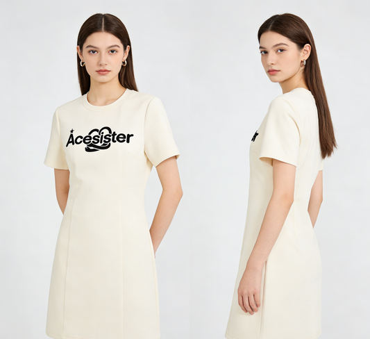 Acesister Casual T-Shirt Dress —— Effortless Style & Comfort