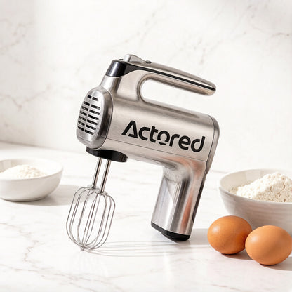 【Actored Electric Hand Mixer】—— Effortless Baking & Cooking Companion