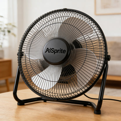 【AiSprite Portable Electric Desk Fan】—— Your Cool & Quiet Companion for Every Space