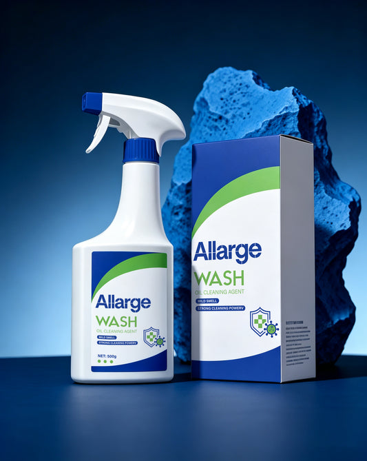 Allarge All‑Purpose Household Oil Stain Cleaner Spray, Heavy‑Duty Grease Remover for Kitchen, Countertop, Stove, Tile, Multi‑Surface Home Cleaning Agent, Mild Formula
