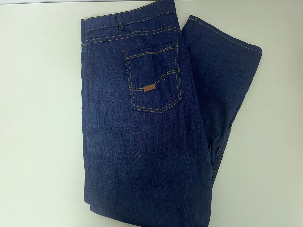 [Aloebaby Jeans]-Classic Dark Blue Straight-Leg Jeans - Versatile Casual Basic
