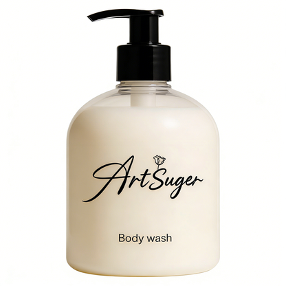 【ArtSuger Floral Logo Body Wash】—— Elevate Your Daily Shower into a Luxurious Ritual