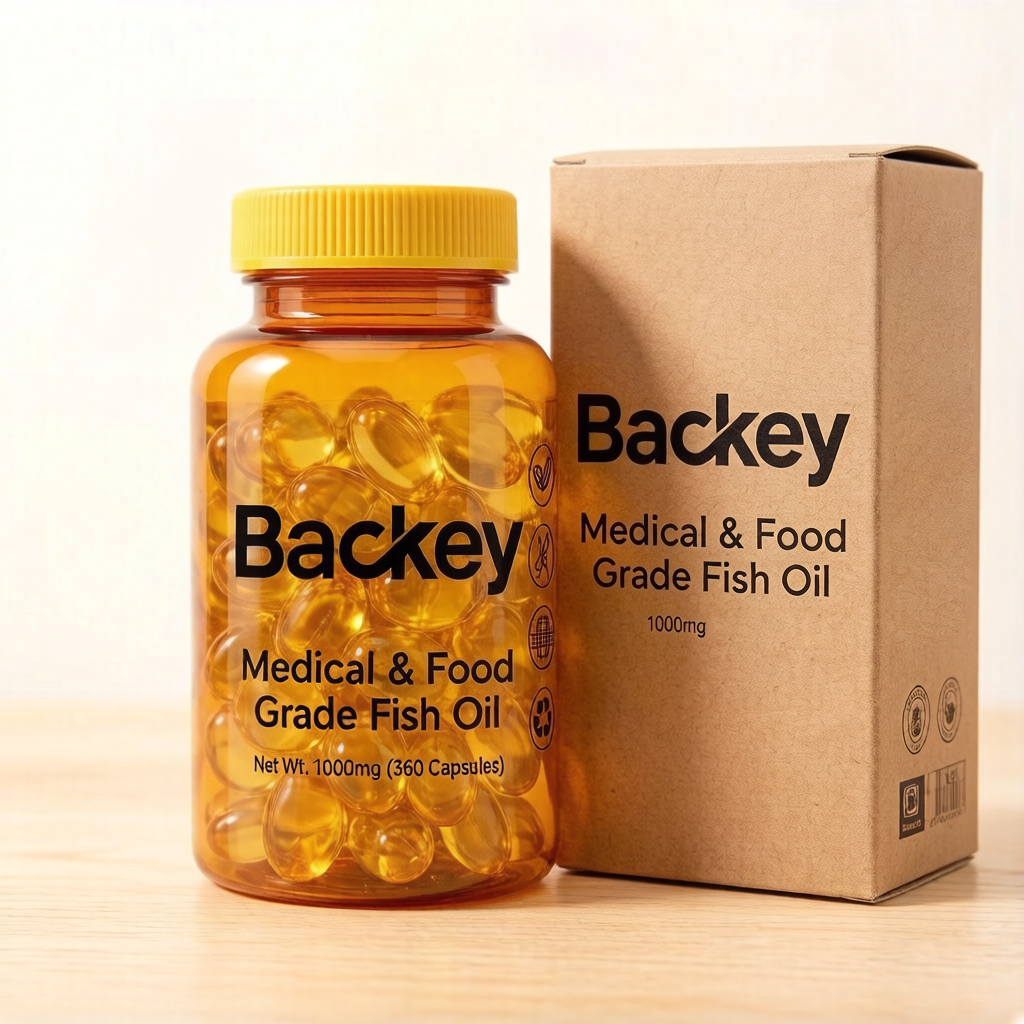 【Backey Medical & Food Grade Fish Oil】—— Premium Nutritional Support for Daily Wellness