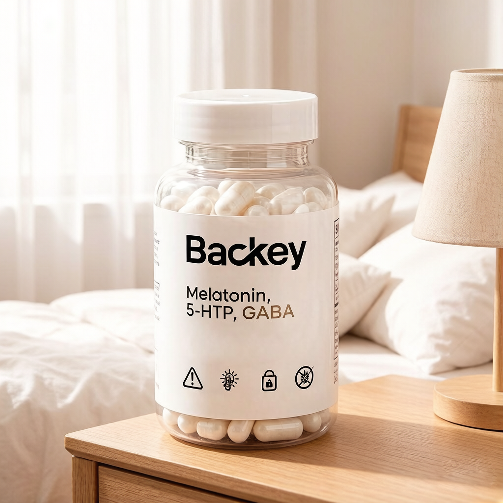 【Backey Sleep Support Dietary Supplement】—— Gentle Companion for Restful Nights
