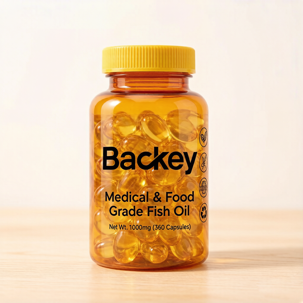 【Backey Medical & Food Grade Fish Oil】—— Premium Nutritional Support for Daily Wellness