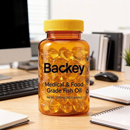 【Backey Medical & Food Grade Fish Oil】—— Premium Nutritional Support for Daily Wellness