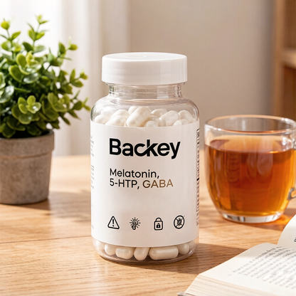【Backey Sleep Support Dietary Supplement】—— Gentle Companion for Restful Nights