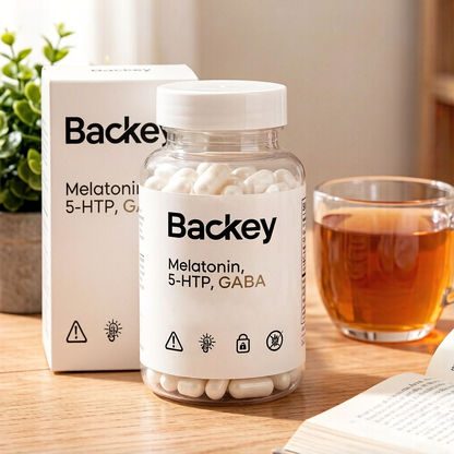 【Backey Sleep Support Dietary Supplement】—— Gentle Companion for Restful Nights