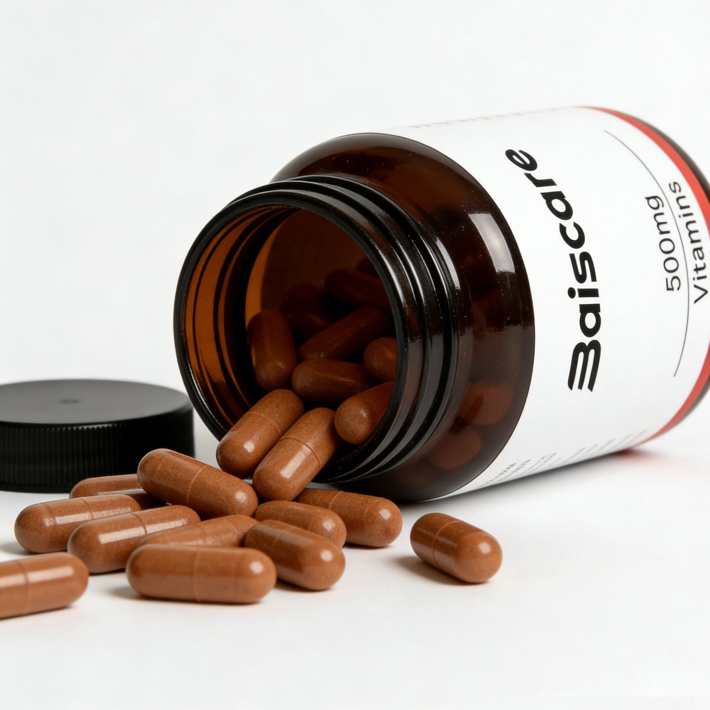 【Baiscare Vitamins】—— 500mg Daily Nutrient Support for Overall Wellness