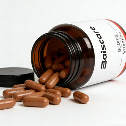 【Baiscare Vitamins】—— 500mg Daily Nutrient Support for Overall Wellness