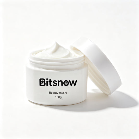 Bitsnow Hydrating Facial Beauty Mask Deep Moisturizing Repair Cream Mask for Dry Dull Skin, Soften Rough Skin, Daily Skincare Treatment Mask