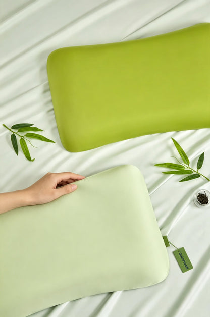 Calnnook Memory Foam Bed Pillow for Sleeping, Ergonomic Neck Support Pillow with Breathable Soft Outer Cover, Premium Gift Box Packaged Sleep Pillow