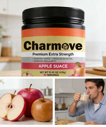【Charmove Premium Extra Strength Apple Sauce Dietary Supplement】—— Gentle Gut Care & Detox Support