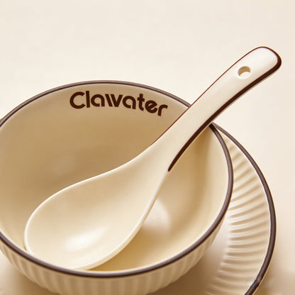 【Clawater Ceramic Tableware Set】—— A Blend of Elegance & Practicality for Daily Dining