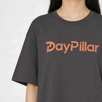 【DayPillar Logo T-Shirt Dress】—— Casual Comfort & Minimalist Style