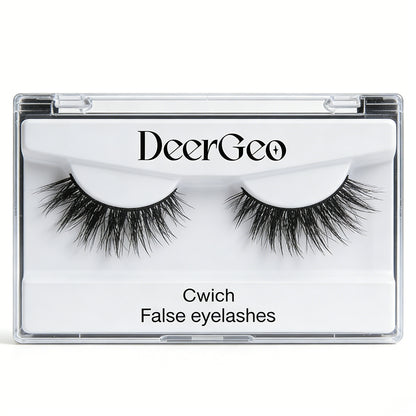 【DeerGeo Cwich False Eyelashes】—— Elevate Your Eye Makeup with Effortless Glamour