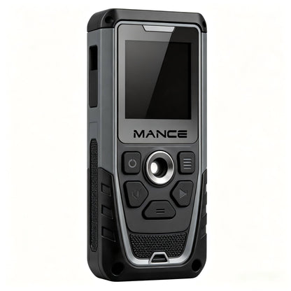 MANCE Laser Distance Measurer, Digital Laser Tape Measure with Bluetooth, Backlit LCD Display, Handheld Distance Meter for Construction, Home Renovation, Interior Decoration