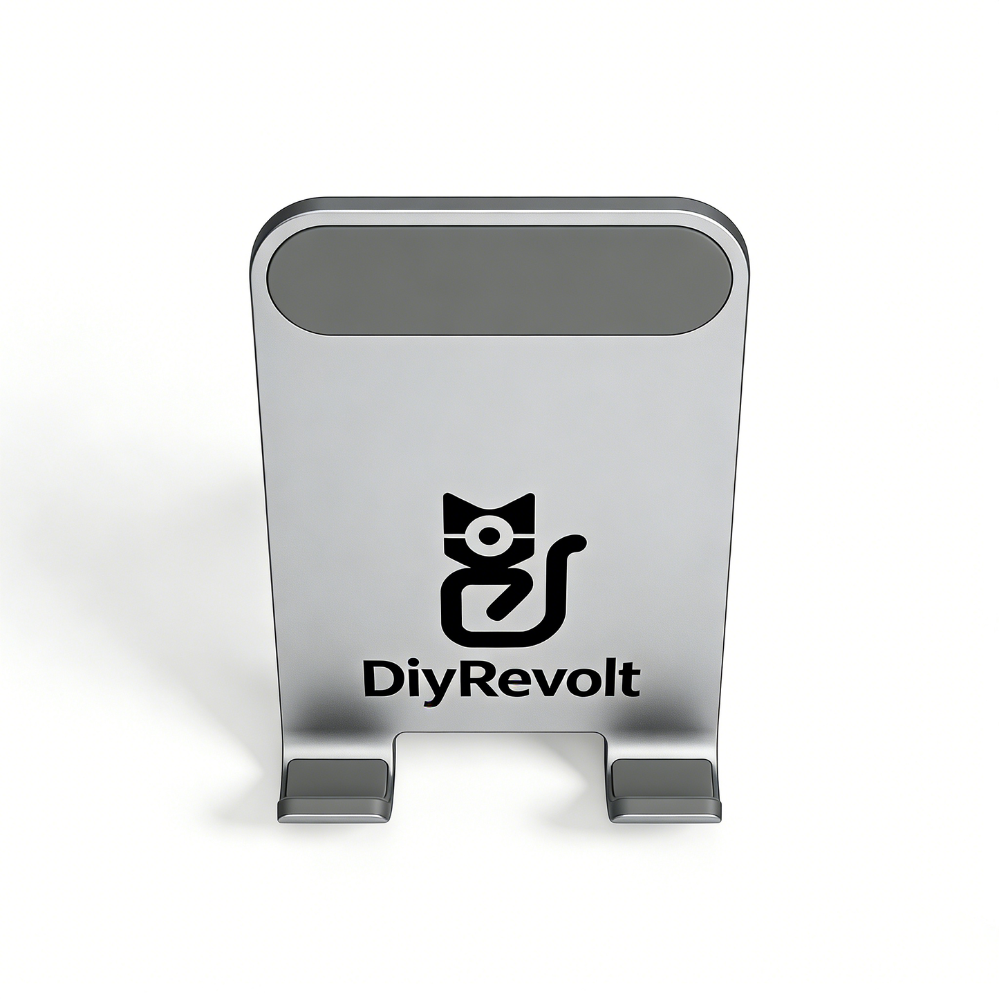 DiyRevolt Foldable Cell Phone Stand, Adjustable Aluminum Phone Holder for Desk, Portable Smartphone Stand Compatible with iPhone, Samsung, All Phones & Tablets, Perfect for Home, Office & Travel