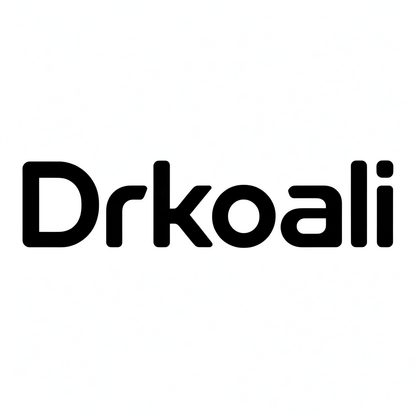 Drkoali Countertop Ice Maker Machine, Fast Ice Making Portable Stainless Steel Ice Machine, Compact Ice Maker for Home Kitchen Office Bar Party Camping