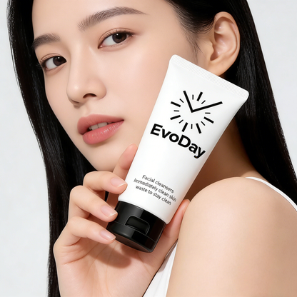 【EvoDay Facial Cleanser】—— Instant Deep Cleansing for Long-Lasting Skin Purity