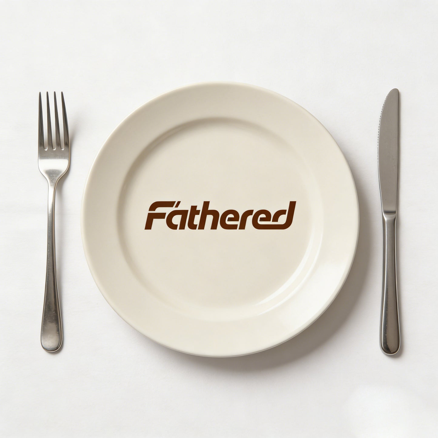 【Fathered Ceramic Dinner Plate】—— Timeless Elegance for Everyday Dining