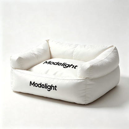 Modelight Inflatable Dog Bed, Waterproof Raised Inflatable Pet Sofa Bed, Portable Washable Indoor Outdoor Inflatable Puppy Couch Bed for Small Medium Dogs & Cats