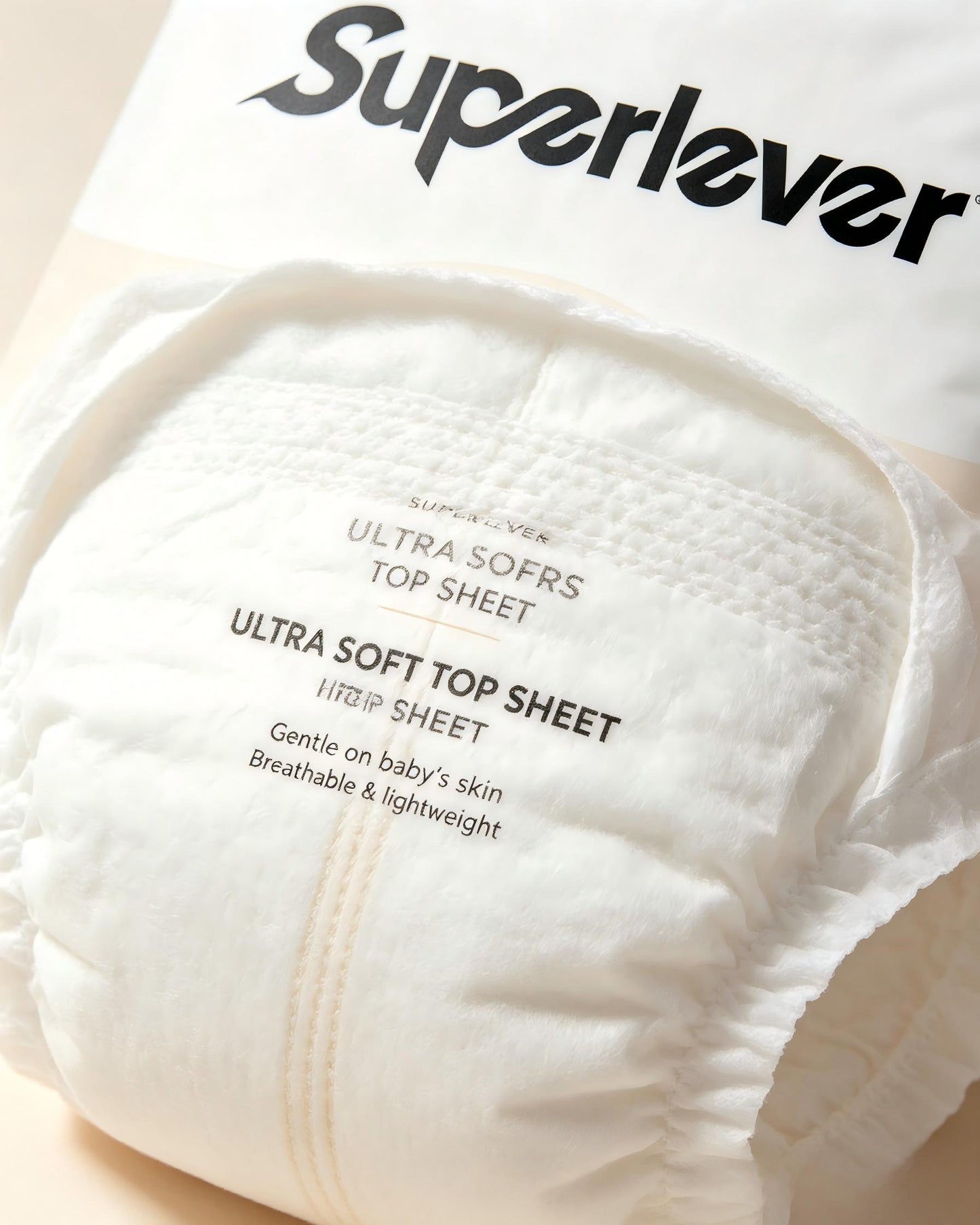 Superlever Baby Diapers, Ultra Soft Hypoallergenic Disposable Diapers for Newborn Toddlers, Max Absorption Breathable Lightweight Infant Diapers with Stretch Waistband, Size M 30 Count