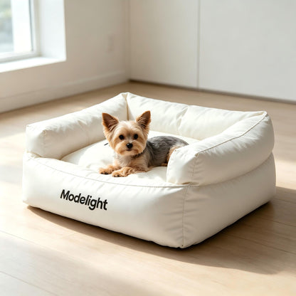 Modelight Inflatable Dog Bed, Waterproof Raised Inflatable Pet Sofa Bed, Portable Washable Indoor Outdoor Inflatable Puppy Couch Bed for Small Medium Dogs & Cats