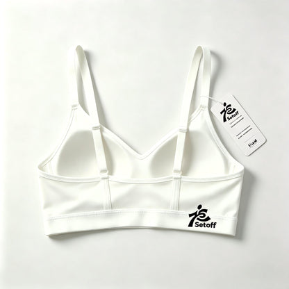 Setoff Seamless Ice-Feel Women Underwear, Wire-Free Soft Shaping Everyday Innerwear with Adjustable Straps, Breathable Comfort Lingerie for Daily & Sports Wear