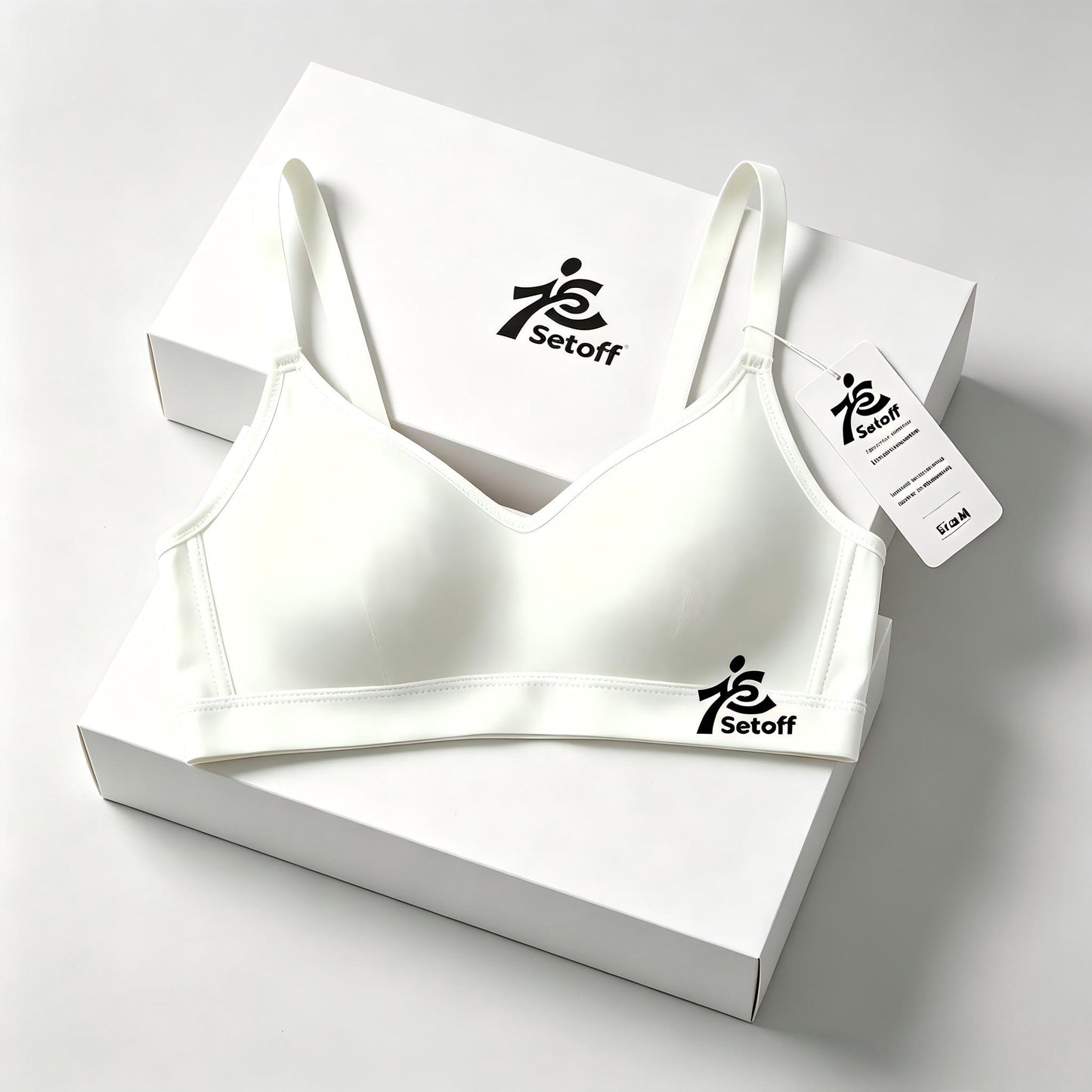 Setoff Seamless Ice-Feel Women Underwear, Wire-Free Soft Shaping Everyday Innerwear with Adjustable Straps, Breathable Comfort Lingerie for Daily & Sports Wear