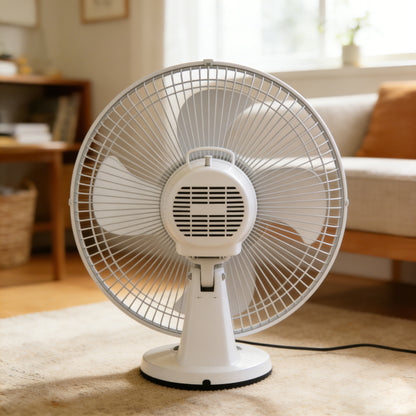 【Glodcrest Desk Electric Fan】—— Your Comfortable Companion for Home & Office