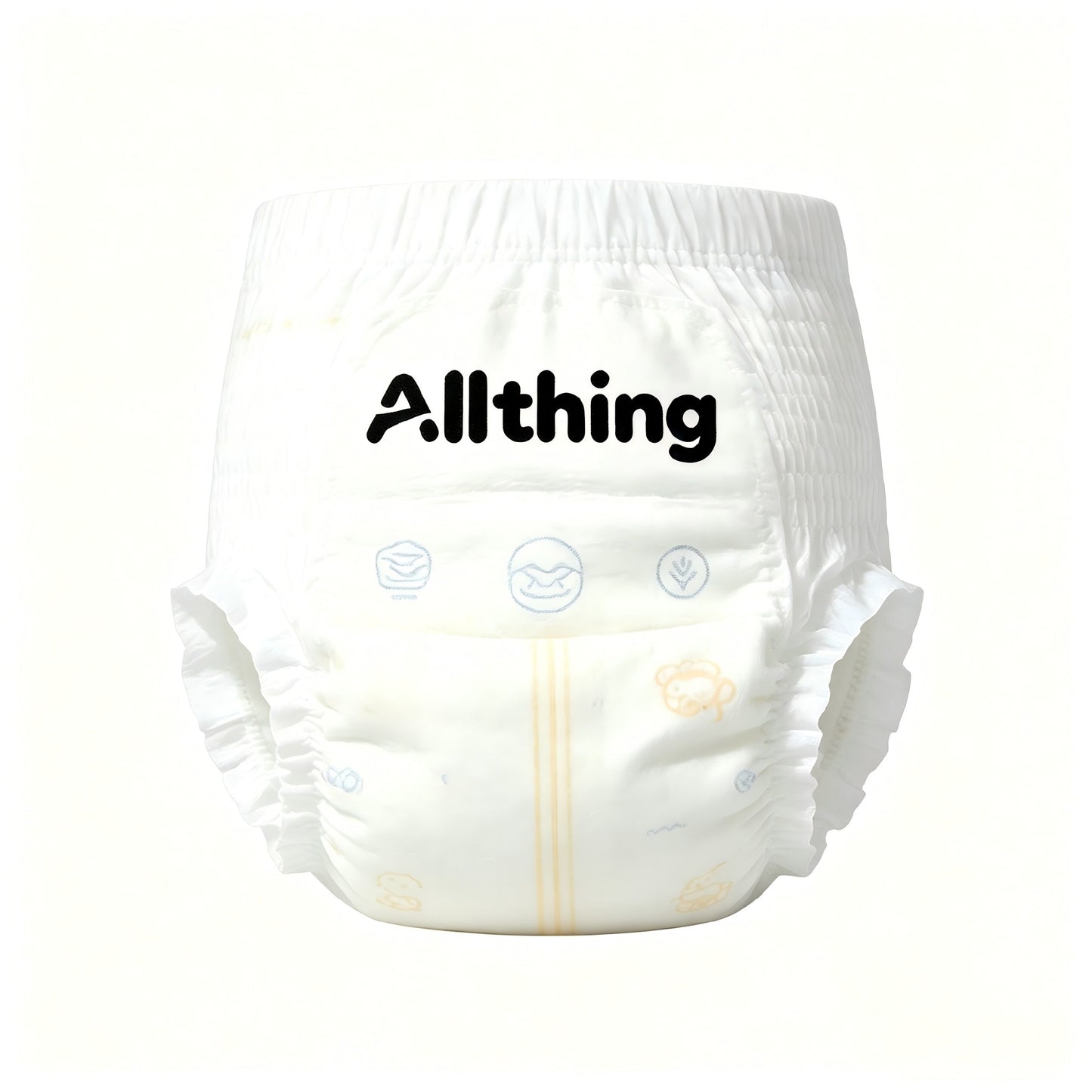 Allthing Baby Pull-Up Diapers, Ultra-Thin Breathable Disposable Training Pants, Soft & Leakproof for Boys and Girls