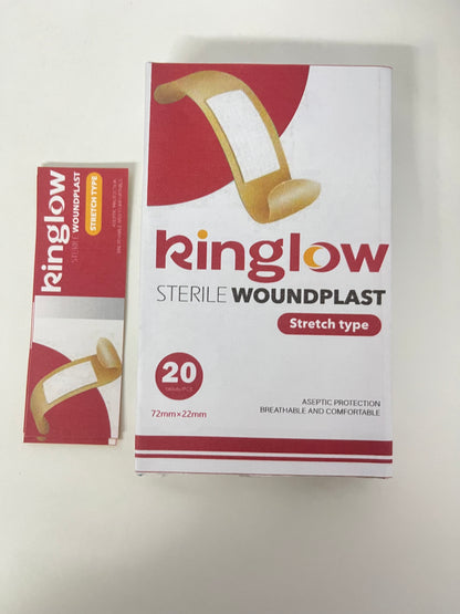 【Kinglow Sterile Woundplast】—— Gentle Protection for Minor Wounds
