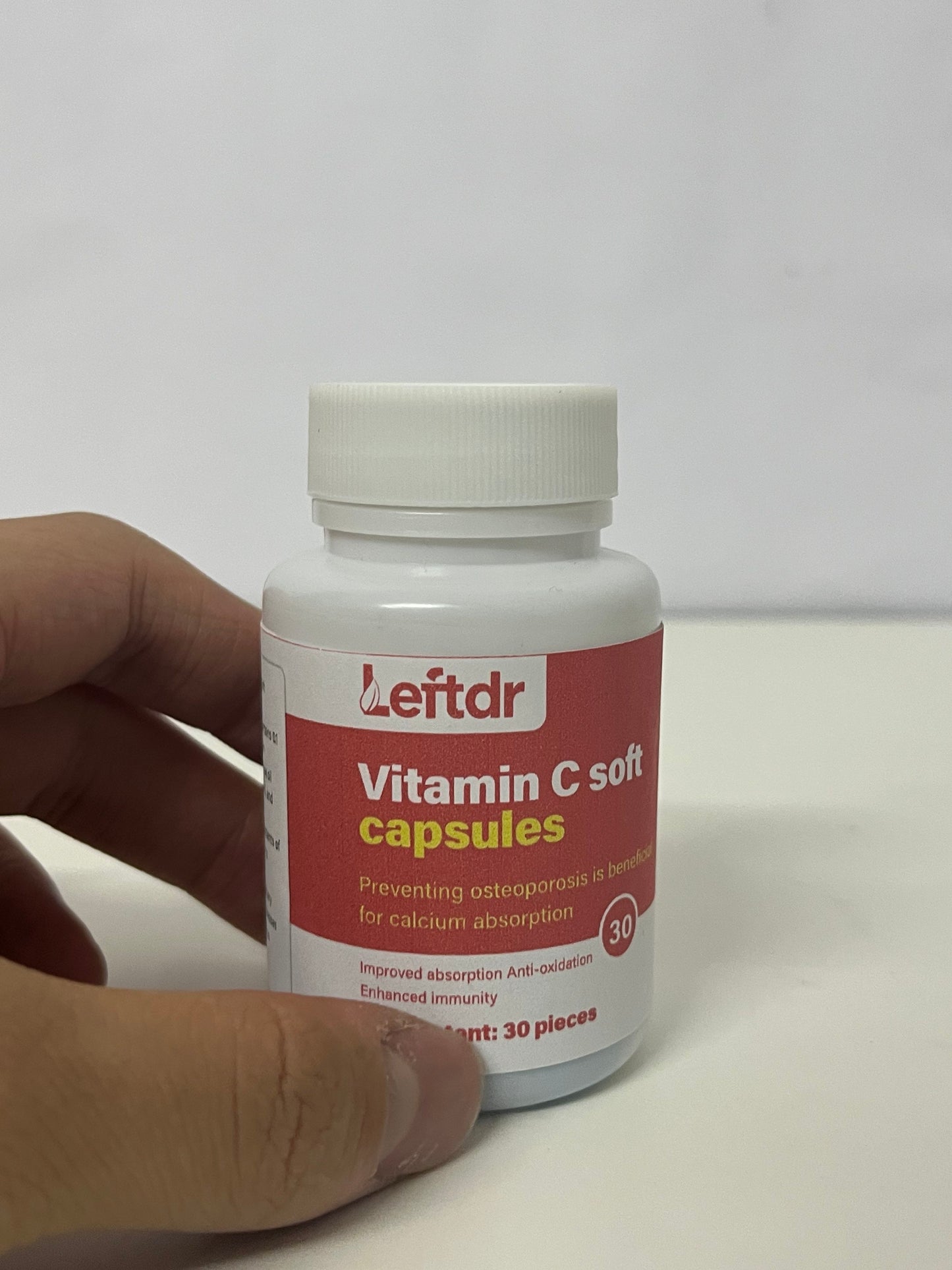 【Leftdr Vitamin C Soft Capsules】—— Gentle Nutritional Support for Immunity & Bone Health