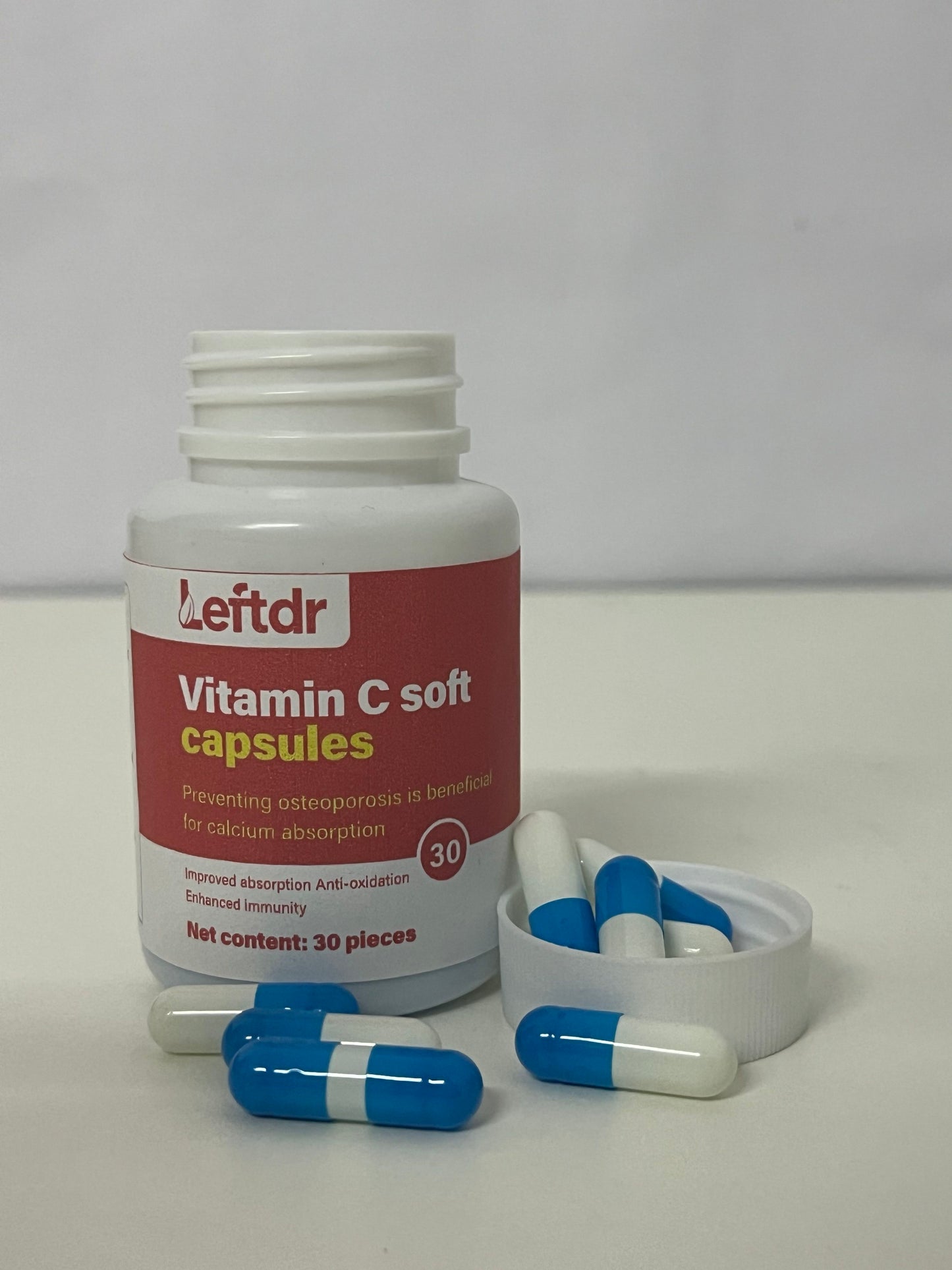 【Leftdr Vitamin C Soft Capsules】—— Gentle Nutritional Support for Immunity & Bone Health
