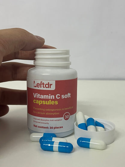 【Leftdr Vitamin C Soft Capsules】—— Gentle Nutritional Support for Immunity & Bone Health