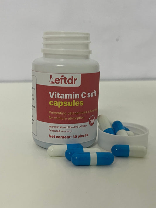 【Leftdr Vitamin C Soft Capsules】—— Gentle Nutritional Support for Immunity & Bone Health
