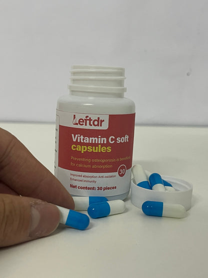 【Leftdr Vitamin C Soft Capsules】—— Gentle Nutritional Support for Immunity & Bone Health
