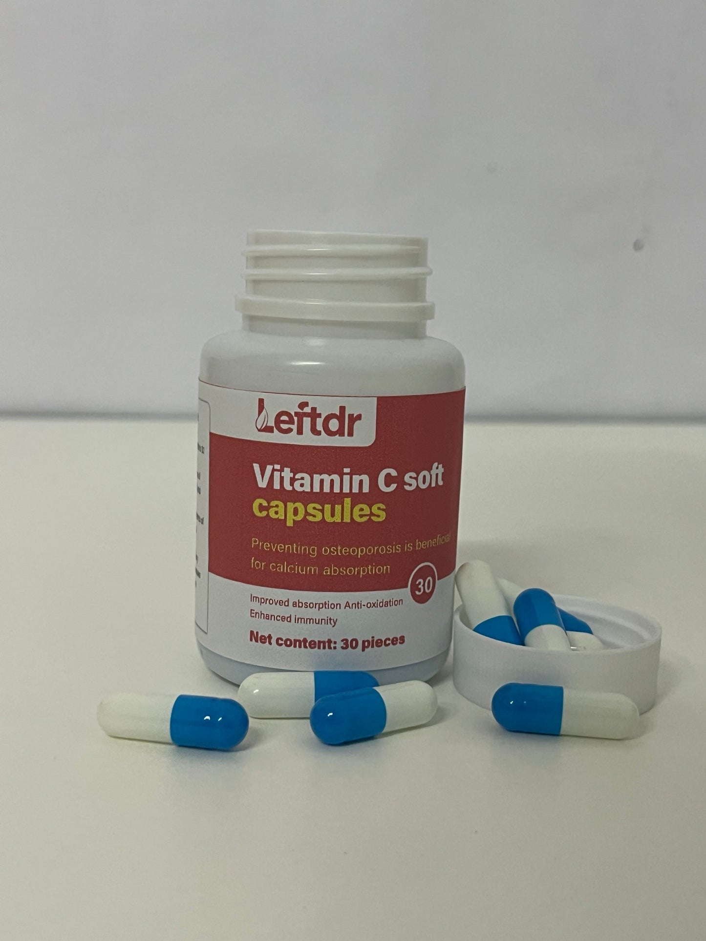 【Leftdr Vitamin C Soft Capsules】—— Gentle Nutritional Support for Immunity & Bone Health