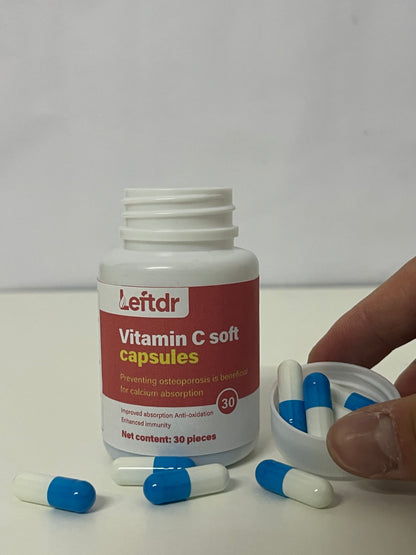 【Leftdr Vitamin C Soft Capsules】—— Gentle Nutritional Support for Immunity & Bone Health