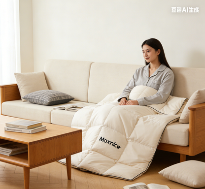 【Maxnice Down Quilt】—— Cloud-Like Warmth & Minimalist Elegance for Restful Sleep