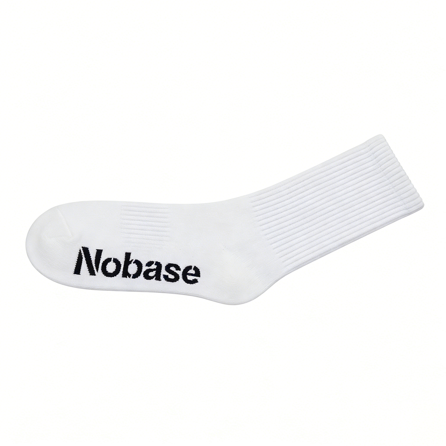 【Nobase Mid-Calf Ribbed Socks】—— Minimalist Style & All-Day Comfort