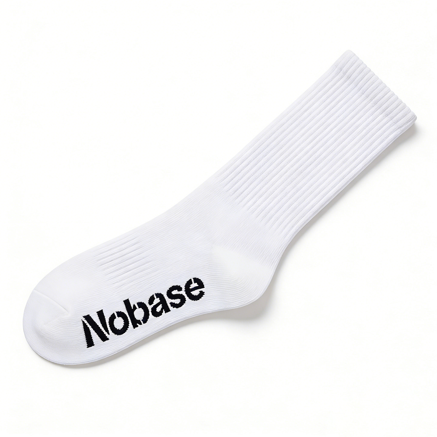 【Nobase Mid-Calf Ribbed Socks】—— Minimalist Style & All-Day Comfort